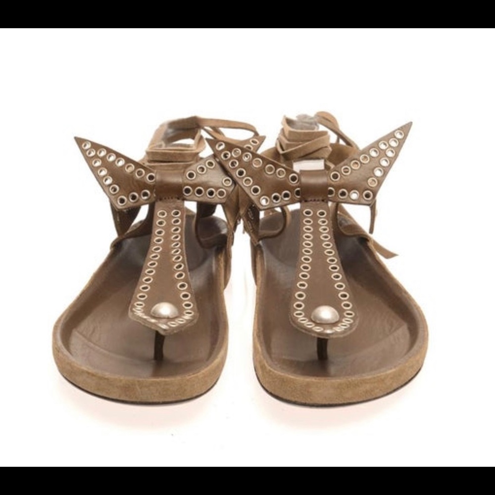 Luxury Isabel Marant Edris suede sandals, limited